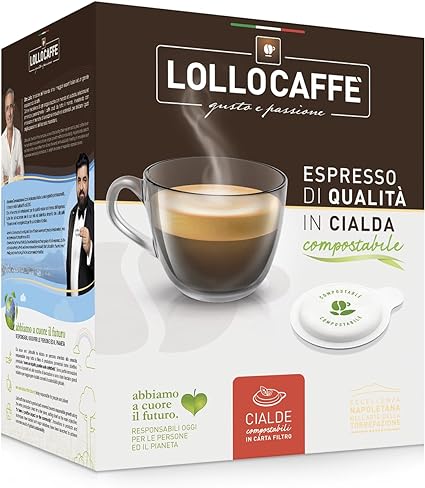 150 Monodosis Cafè 44mm - Argento Espresso - Lollo Caffè