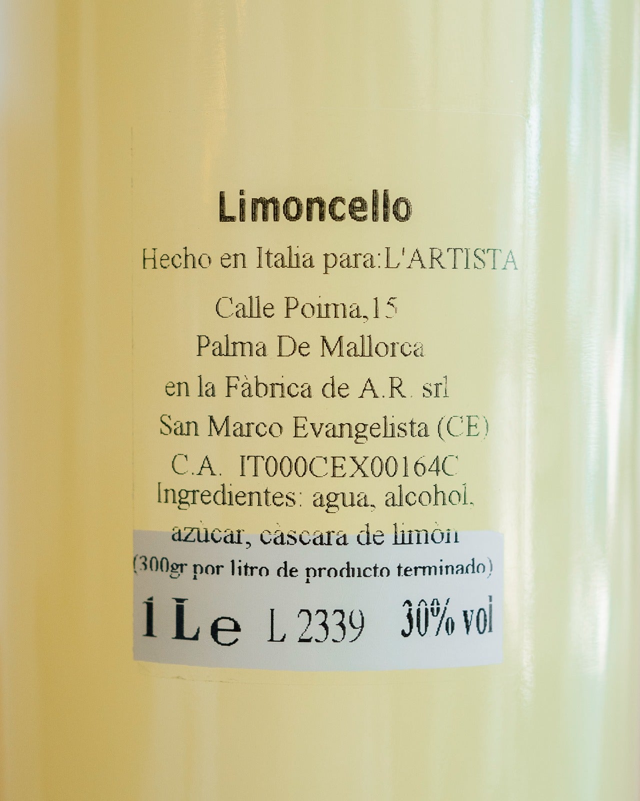 LIMONCELLO - L'ARTISTA MELUCCI 1 LT