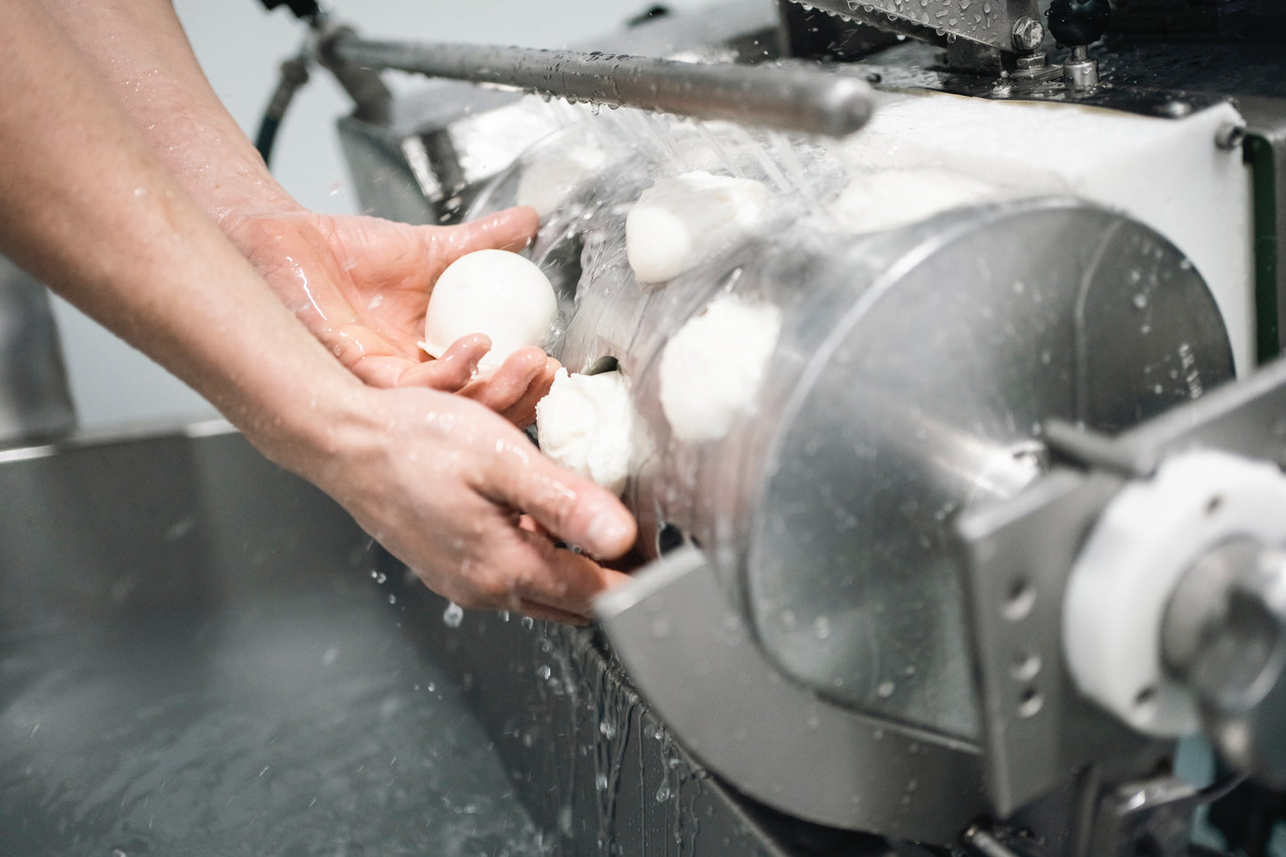 MOZZARELLA DI BUFALA bolas 150 gr - bandejas 10 Ud. - peso neto tot. 1.5 kg