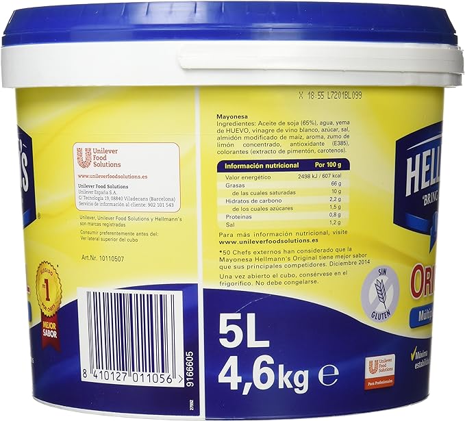 Hellmann'S - Original - Mayonesa - 5 l