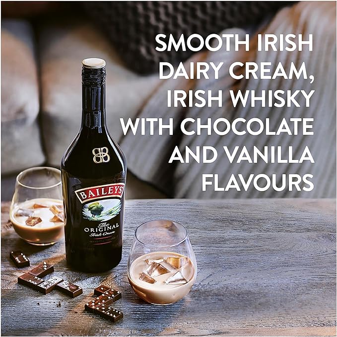 Baileys Original Irish Cream, licor de crema de whisky irlandesa con certificación B-Corp, 700 ml